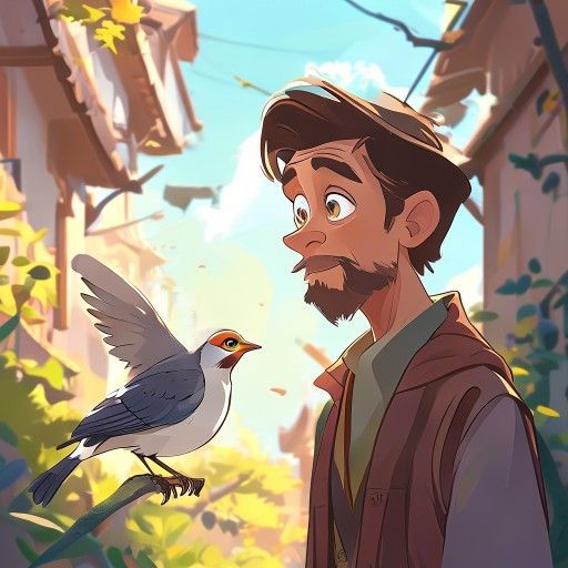 The Kind Man and the Sparrow