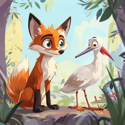 The Fox and the Stork