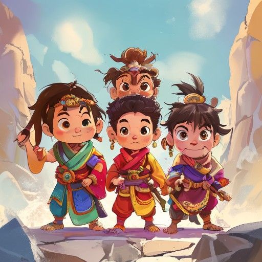 The Four Harmonious Friends