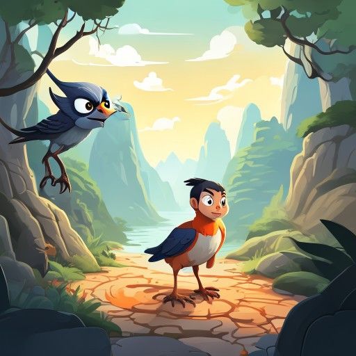 Cangjie and the Bird Tracks