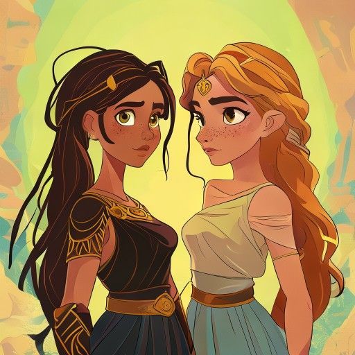 Arachne and Athena