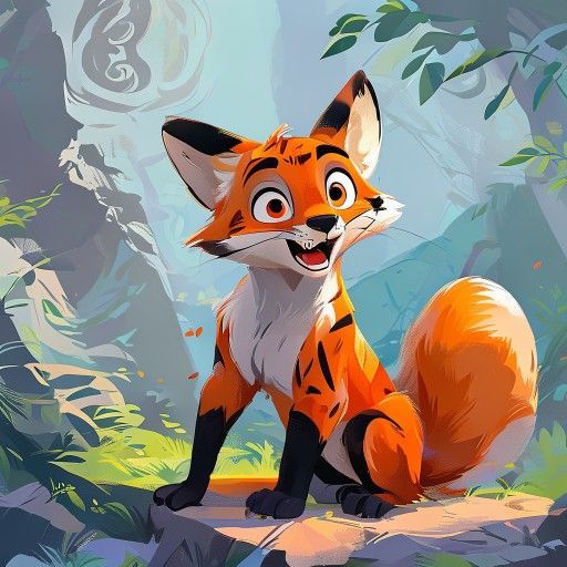 The Fox Who Borrowed the Tiger's Roar