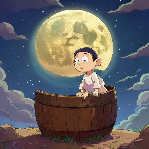 The Moon in the Barrel
