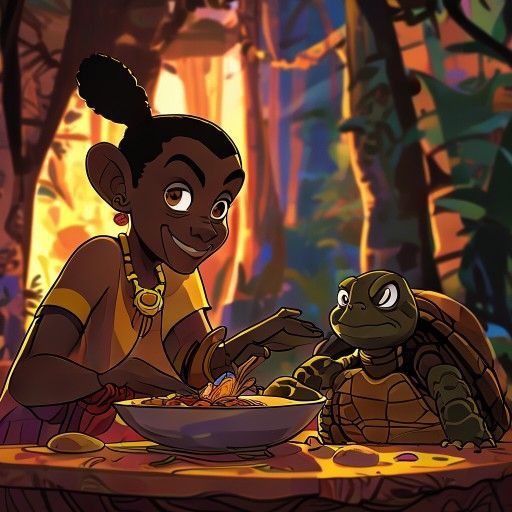 Anansi and Turtle's Dinner
