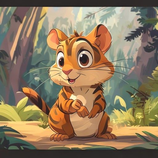 How Chipmunk Got His Stripes
