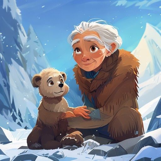 The Grandmother and the Bear Cub